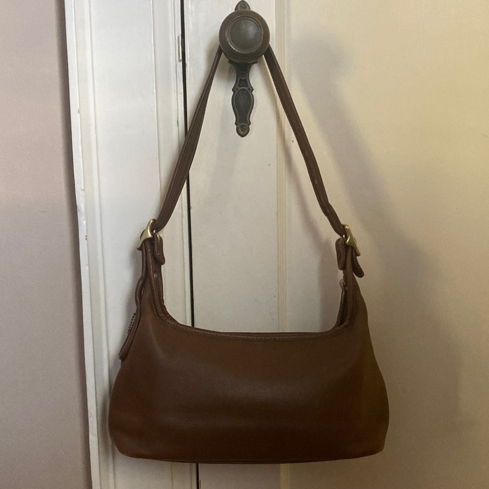 Vintage Coach Brown Leather Purse